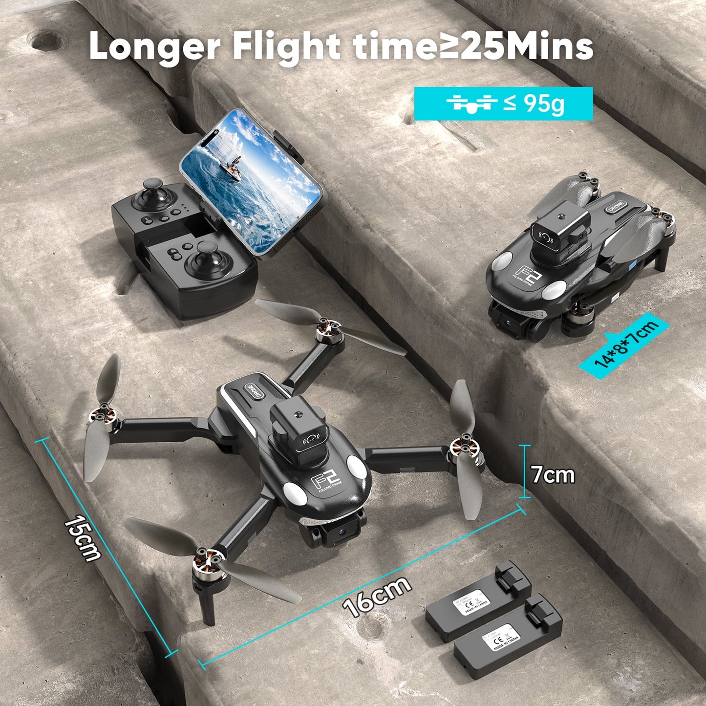 Amazing FPV GPS Foldable Drone with 4K Camera Quadcopter with Obstacle Avoidance