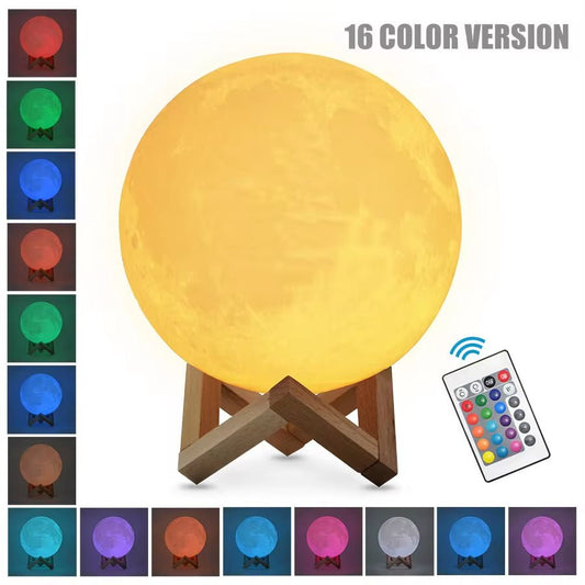 Rechargeable Moon Lamp LED Night Light - ReallyCoolChit.com