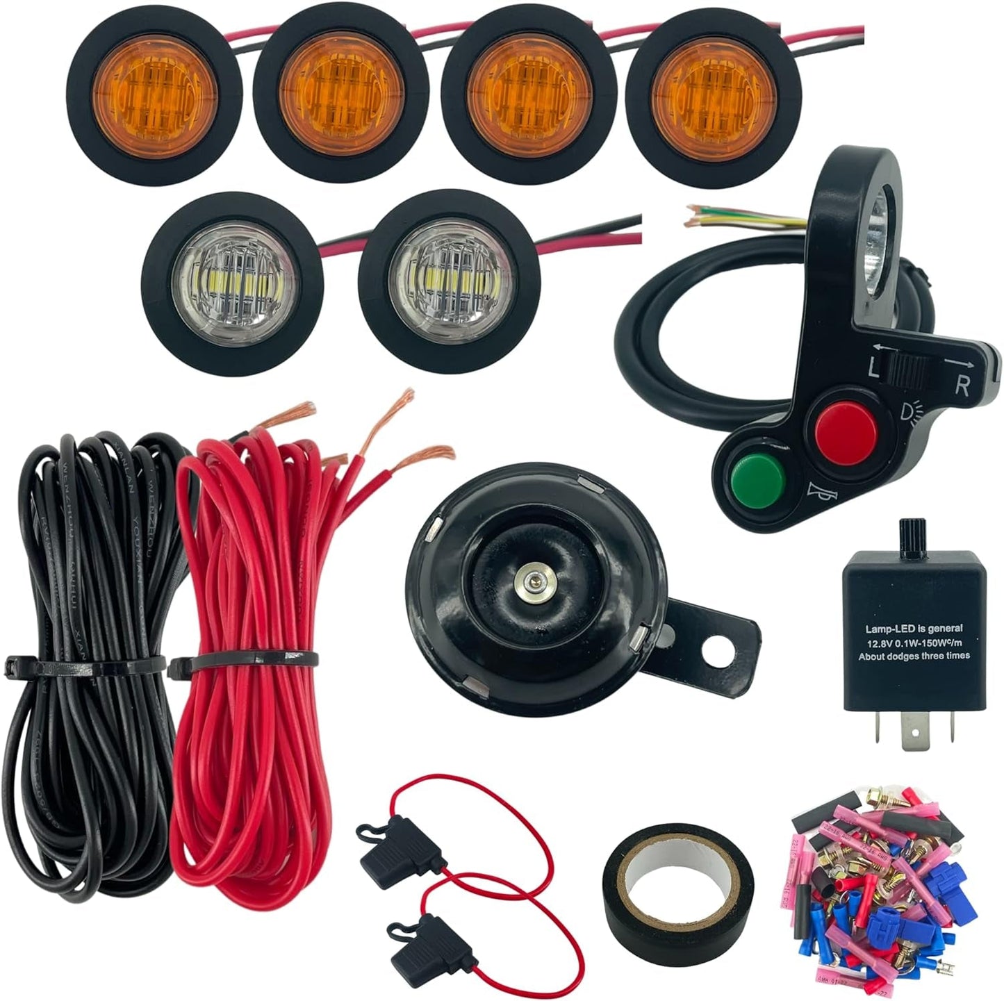 Universal Complete ATV/UTV/SXS Street Lega Kit - Street Legal with Thumb Switch - ReallyCoolChit.com