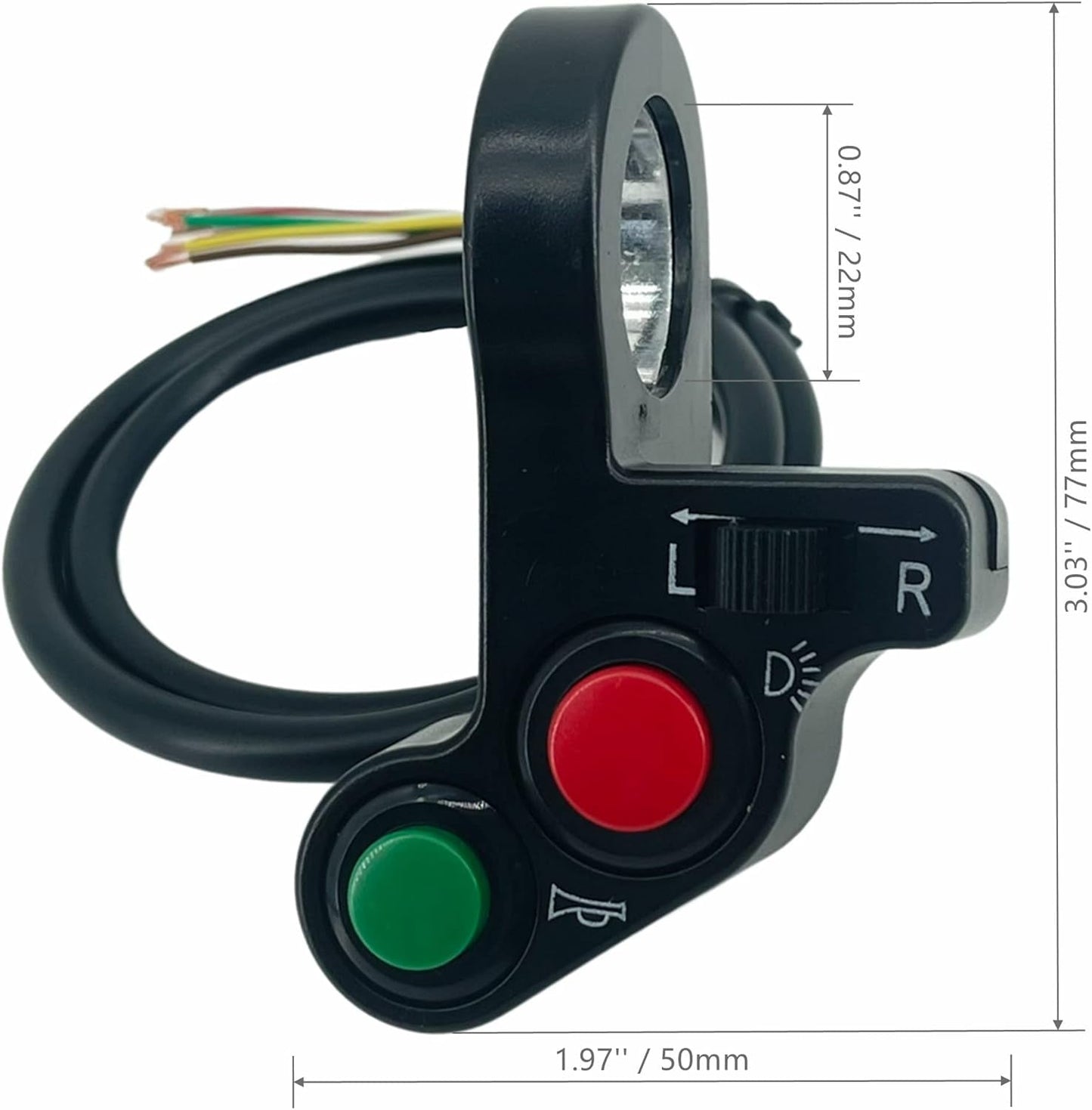 Universal Complete ATV/UTV/SXS Street Lega Kit - Street Legal with Thumb Switch - ReallyCoolChit.com