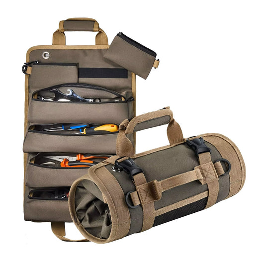 Professional Multi-Purpose Hardware Tool Bag with Multiple Pockets and Waterproof Storage for Pliers and Wrenches