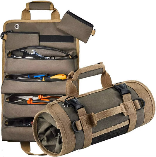 Professional Multi-Purpose Hardware Tool Bag with Multiple Pockets and Waterproof Storage for Pliers and Wrenches