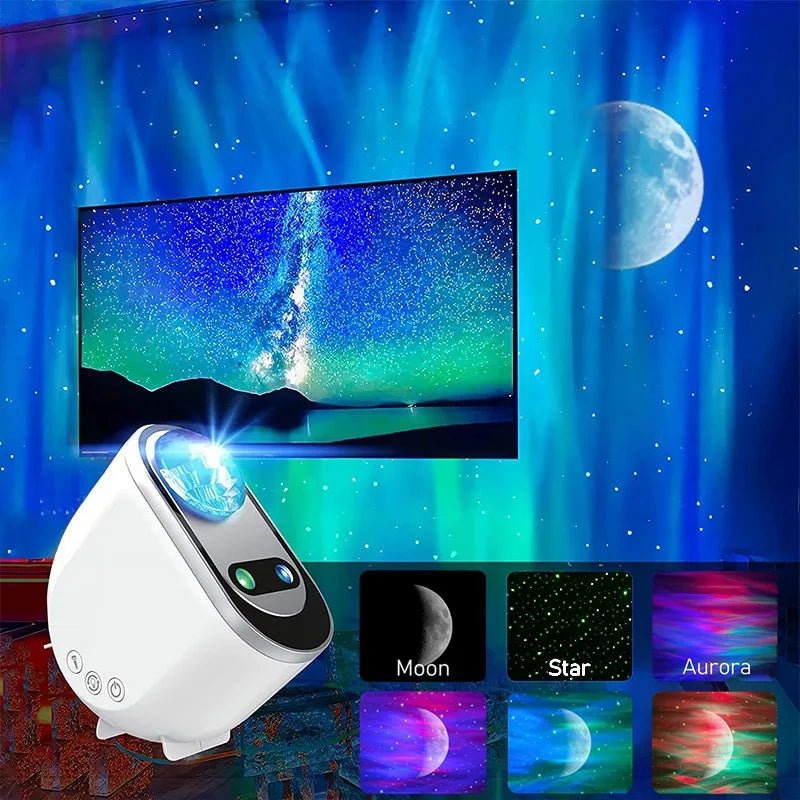 Aurora Borealis LED Galaxy Starlight Night Light Projector Night for Room Decor - ReallyCoolChit.com