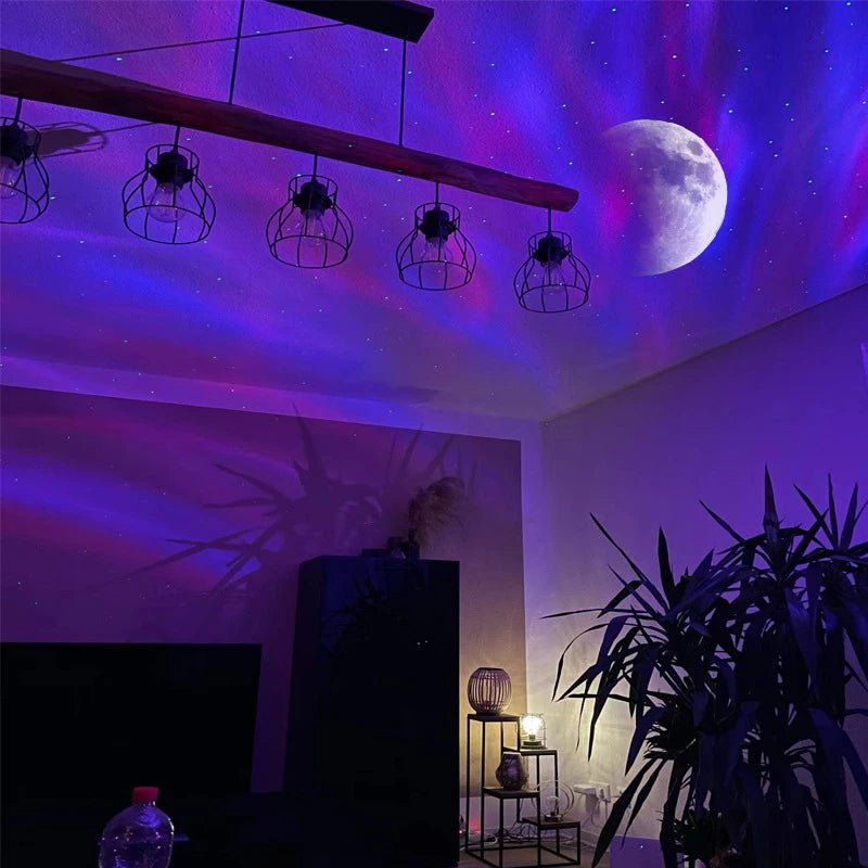 Aurora Borealis LED Galaxy Starlight Night Light Projector Night for Room Decor - ReallyCoolChit.com
