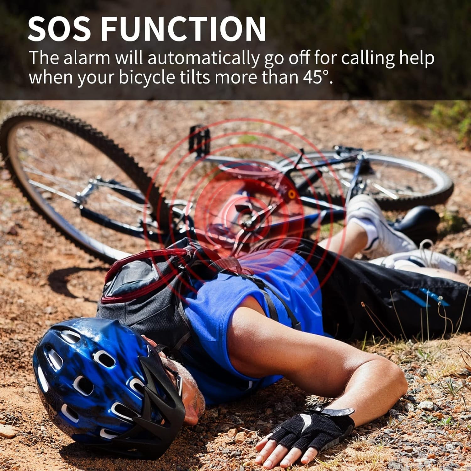 Dual Pack Vibration - Sensing Bicycle Alarm System with Remote Control and High - Visibility Smart Tail Light Featuring Turn Signal Indicators - ReallyCoolChit.com