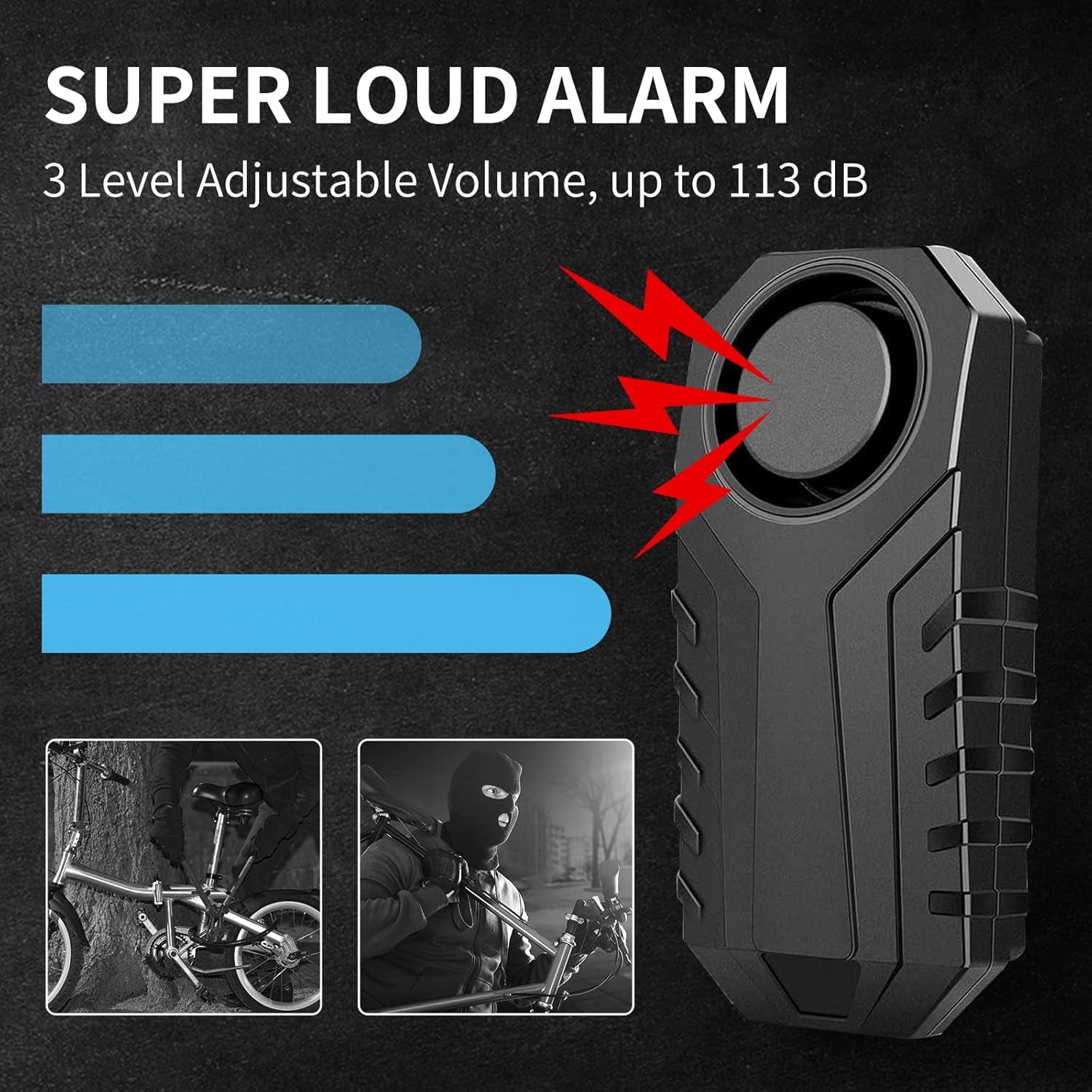 Dual Pack Vibration - Sensing Bicycle Alarm System with Remote Control and High - Visibility Smart Tail Light Featuring Turn Signal Indicators - ReallyCoolChit.com
