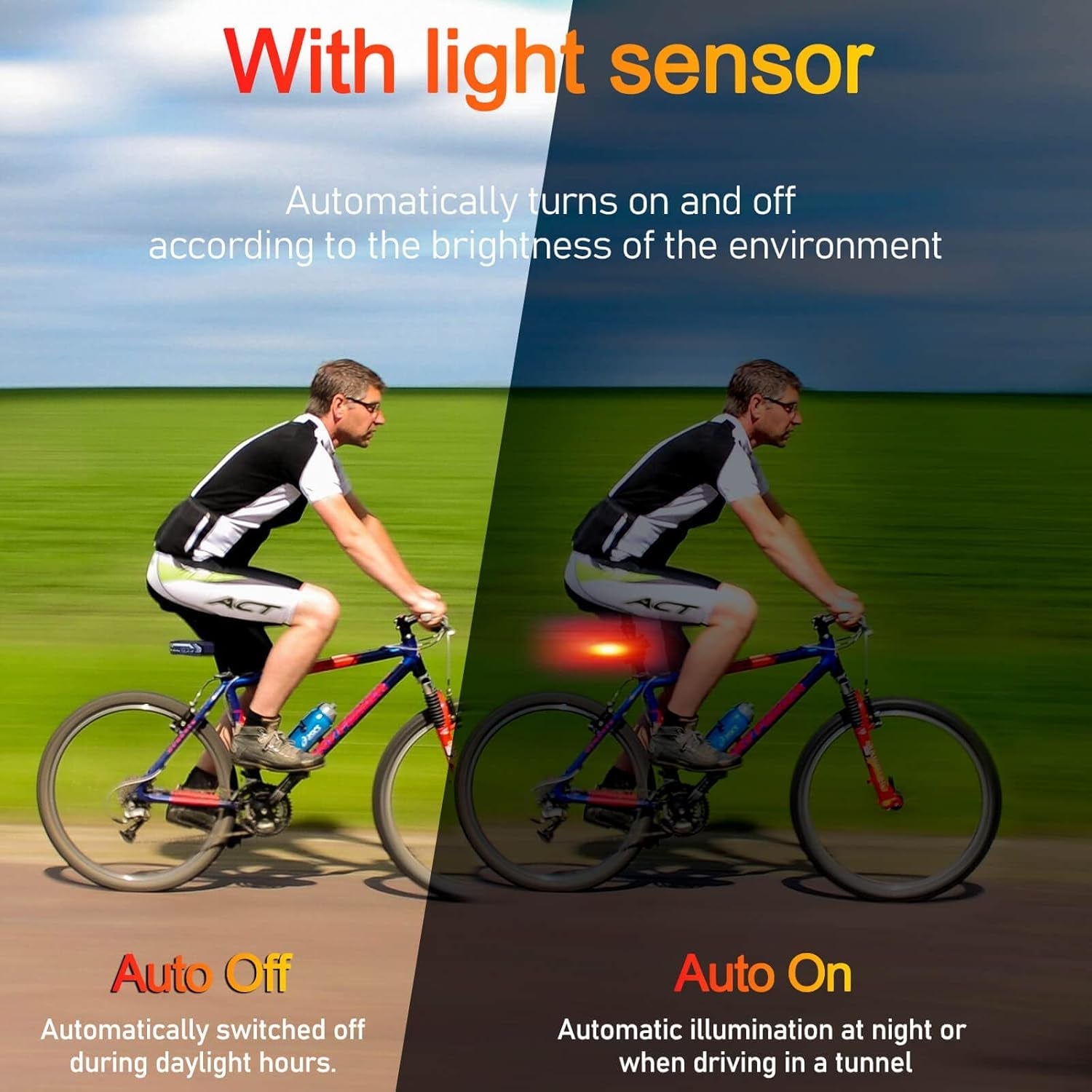 Dual Pack Vibration - Sensing Bicycle Alarm System with Remote Control and High - Visibility Smart Tail Light Featuring Turn Signal Indicators - ReallyCoolChit.com
