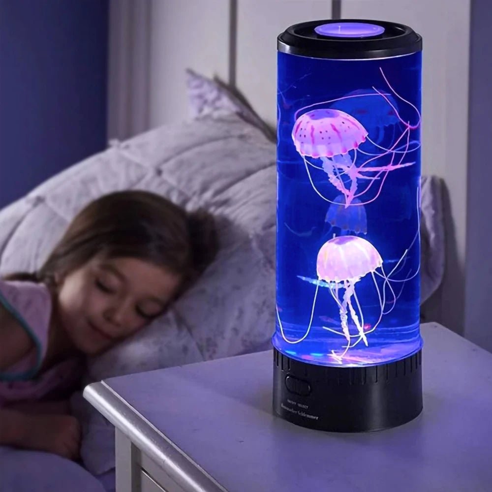 Enchanting Color Changing Jellyfish Lamp - USB/Battery Powered Night Light for Kids' Rooms - Perfect Birthday Gift for Boys and Girls!