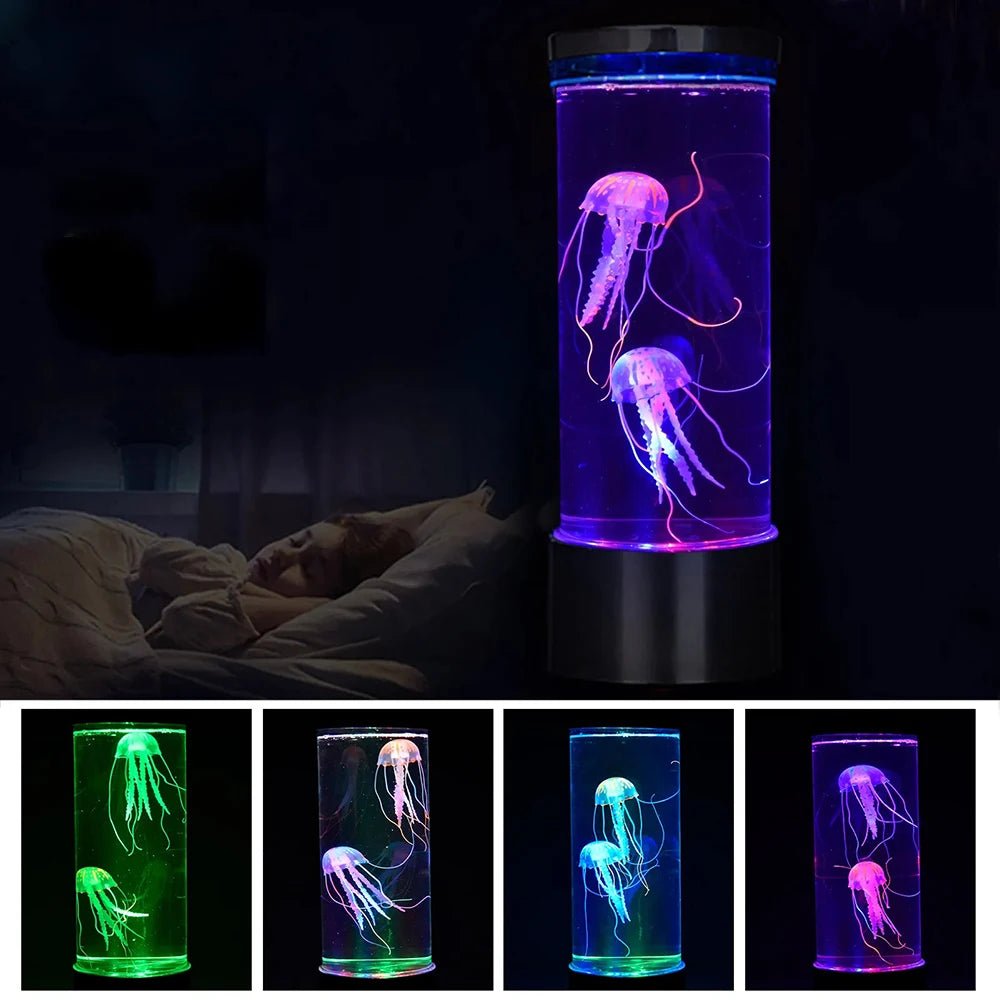Enchanting Color Changing Jellyfish Lamp - USB/Battery Powered Night Light for Kids' Rooms - Perfect Birthday Gift for Boys and Girls!