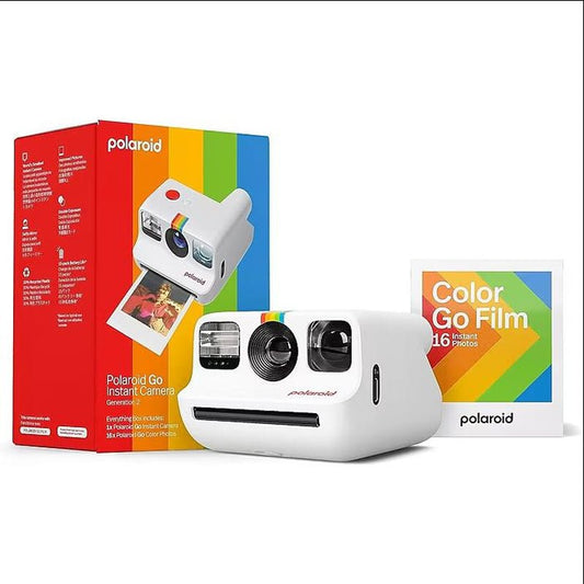 Polaroid Go Generation 2 Mini Instant Camera and Film Bundle - Includes 16 Photos - White (Model 6282)