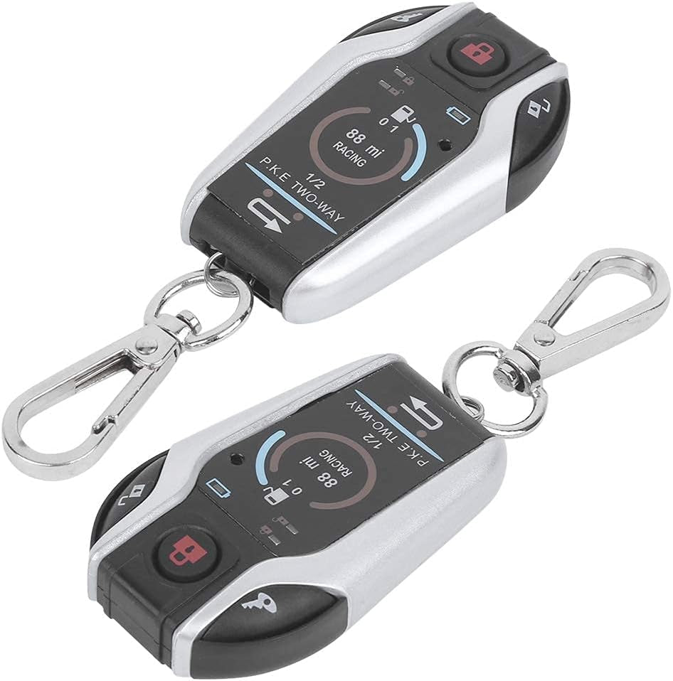 Universal 2 - Way Motorcycle Alarm System with Remote Start - ABS Anti - Theft Security for 12V Motorcycles - ReallyCoolChit.com