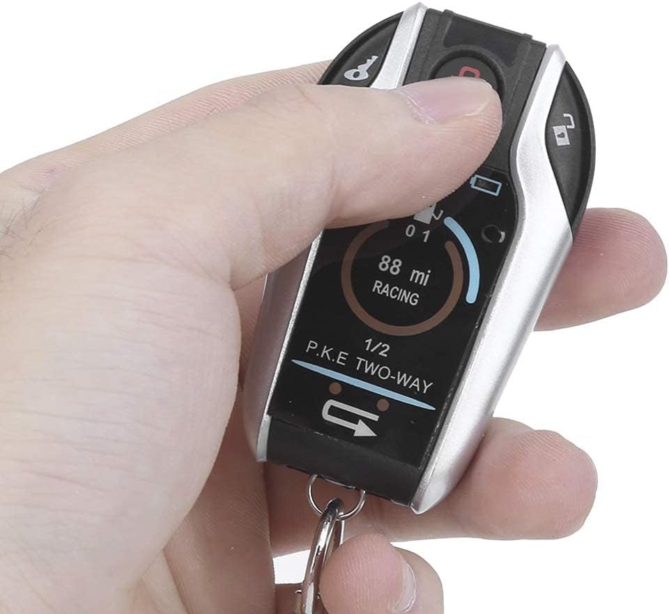 Universal 2 - Way Motorcycle Alarm System with Remote Start - ABS Anti - Theft Security for 12V Motorcycles - ReallyCoolChit.com
