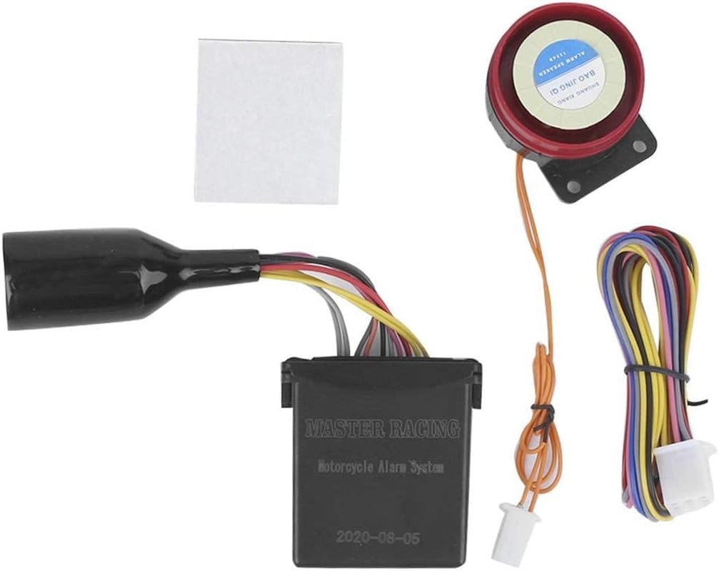 Universal 2 - Way Motorcycle Alarm System with Remote Start - ABS Anti - Theft Security for 12V Motorcycles - ReallyCoolChit.com